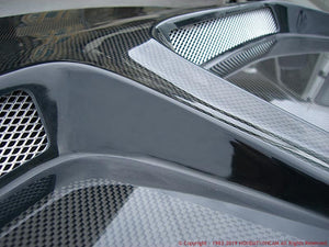 FEEL'S HONDA TWINCAM LIGHTWEIGHT BONNET (WITH AIR DUCT) PLAIN WEAVE CARBON FOR HONDA ACCORD WAGON CF7 FEELS-00169