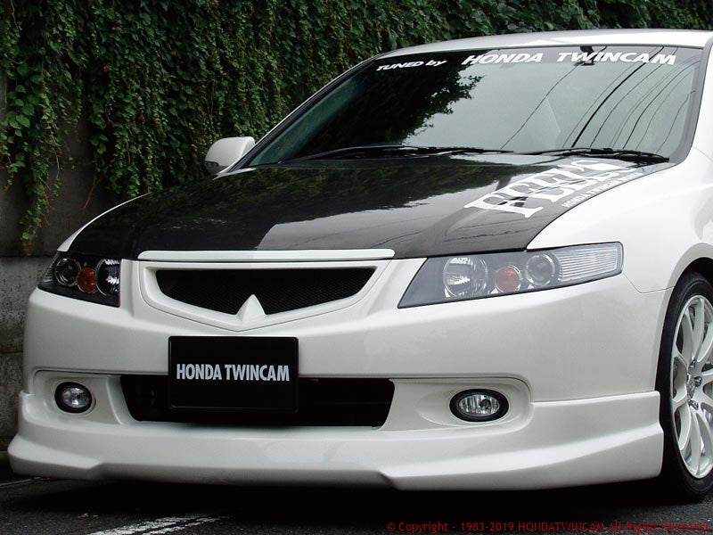 FEEL'S HONDA TWINCAM FRONT HALF SPOILER FRP FOR HONDA ACCORD CL7 EURO R FEELS-00107