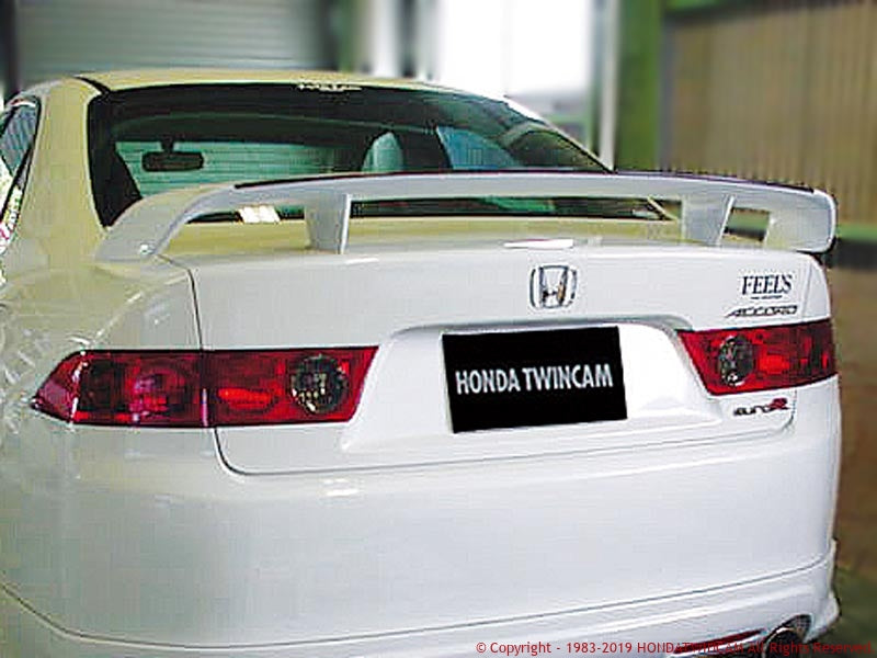 FEEL'S HONDA TWINCAM REAR WING FRP (CARBON EDGE) FOR HONDA ACCORD CL9 FEELS-00106