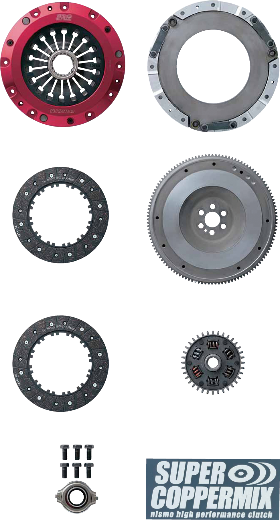 NISMO SUPER COPPERMIX TWIN COMPETITION CLUTCH  For Skyline R32 
R33 RB20DET 
RB25DET 3002A-RR593-C