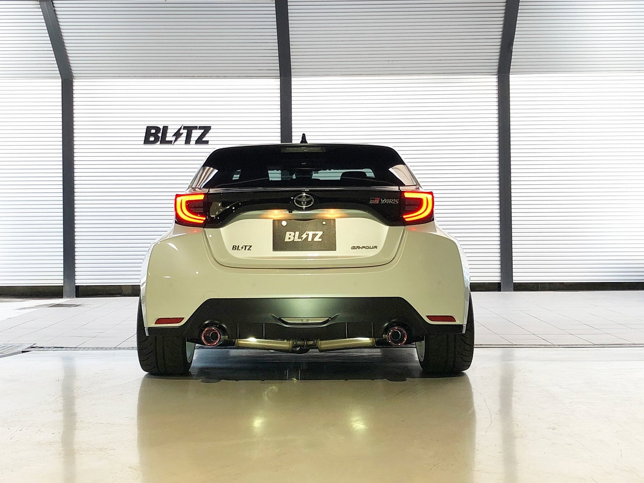BLITZ NUR-SPEC CUSTOM EDITION STYLED EXHAUST CARBON For TOYOTA GR YARIS GXPA16 63196C