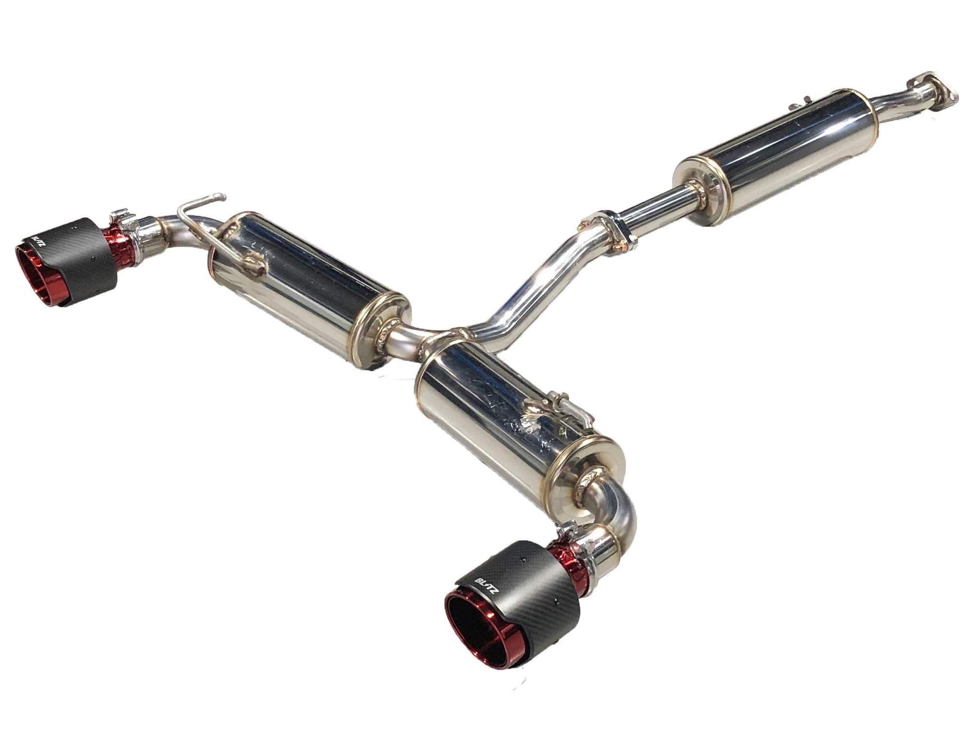 BLITZ NUR-SPEC CUSTOM EDITION STYLED EXHAUST CARBON For TOYOTA GR YARIS MXPA12 63197C