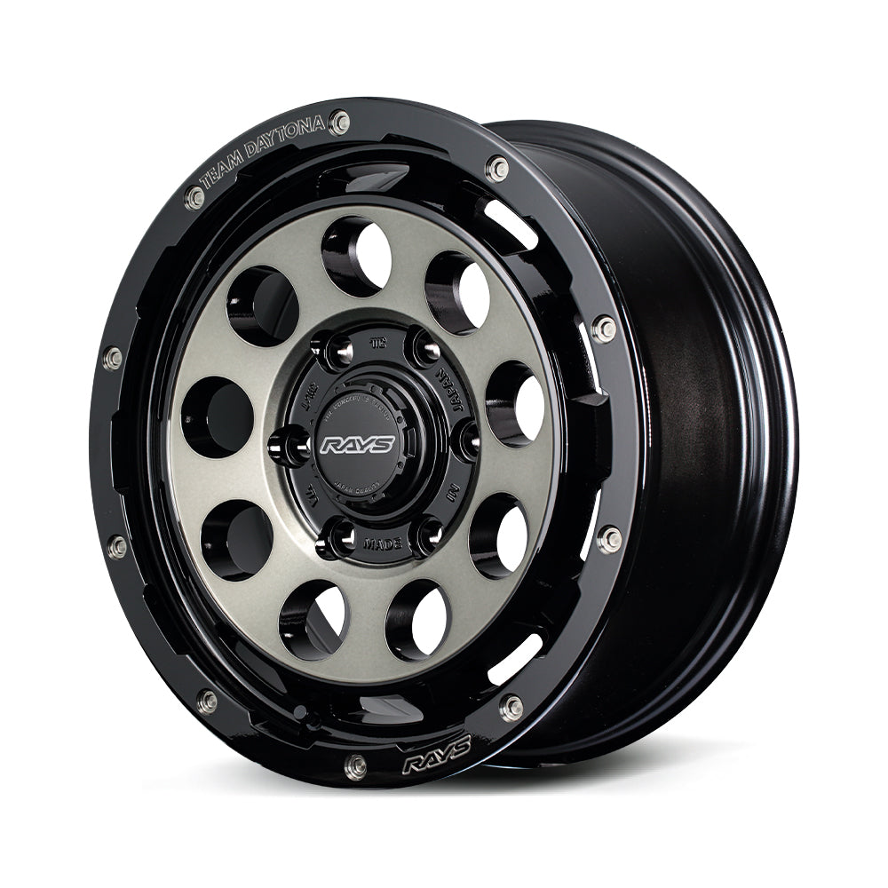 RAYS TEAM DAYTONA D9 18X8.5J +52 6X139.7 BLACK/DISC CLEAR SMOKE (BEL) FOR  38258855214BEL