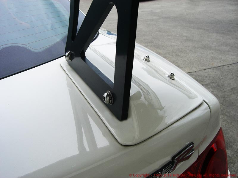 FEEL'S HONDA TWINCAM 3D TWILL CARBON GT WING FRP BRACKET) 1400 270-300 FOR HONDA INTEGRA DC5 TYPER FEELS-00704