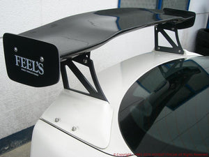 FEEL'S HONDA TWINCAM 3D PLAIN CARBON GT WING PLAIN CARBON BRACKET 1600 270-300 FOR HONDA INTEGRA DC5 TYPER FEELS-00711