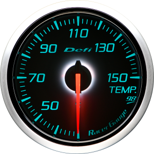 DEFI RACER GAUGE STYLE98 HOMMAGE TEMPRETURE 30 TO 150°C WHITE DF16905
