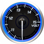 DEFI RACER GAUGE N2 PLUS VOLTMETER 10~15V 60MM BLUE DF19801
