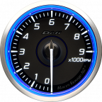 DEFI RACER GAUGE N2 PLUS TACHOMETER 0~9000RPM 60MM BLUE DF19901