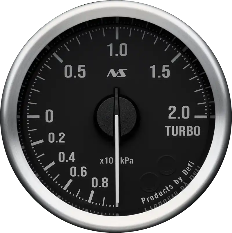 DEFI DEFI-LINK METER ADVANCERS RS II BLACK 80S GREEN TURBO 200KPA (-100KPA-200KPA) GAUGE Φ60 DF21201