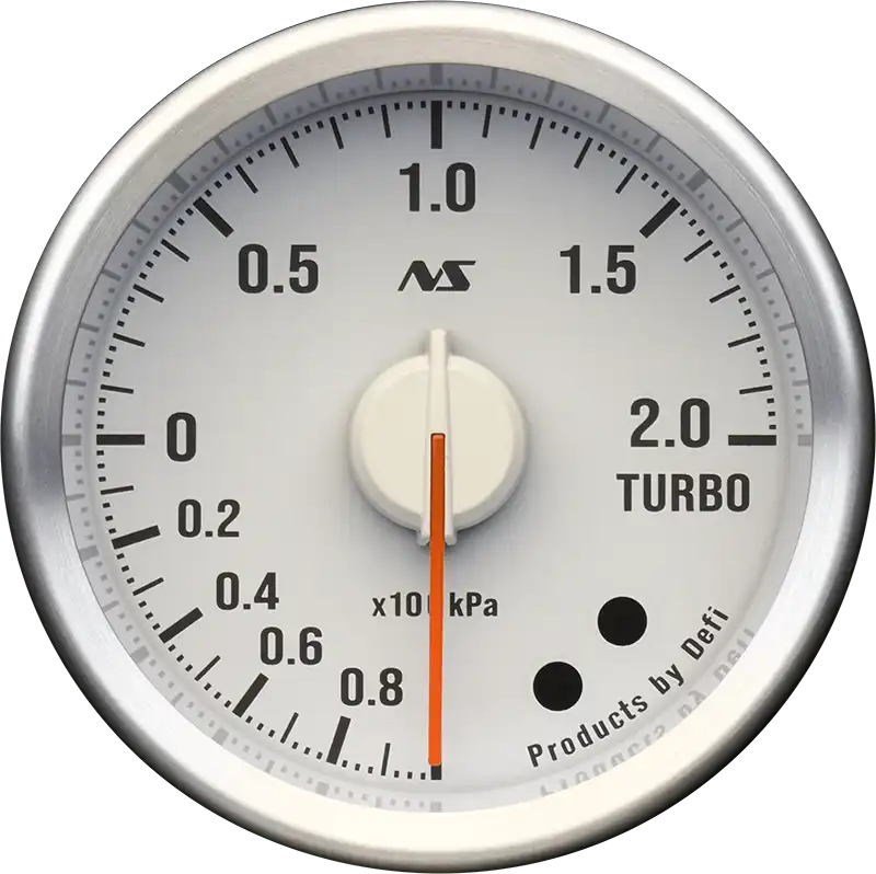 DEFI DEFI-LINK METER ADVANCERS RS II WHITE 80S GREEN TURBO 200KPA (-100KPA-200KPA) GAUGE Φ60 DF21203