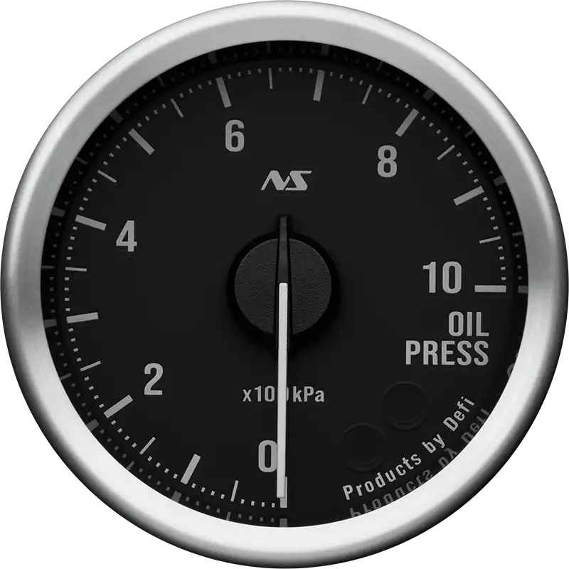 DEFI DEFI-LINK METER ADVANCERS RS II BLACK 80S GREEN HYDRAULIC PRESSURE (0KPA-1000KPA) GAUGE Φ60 DF21401