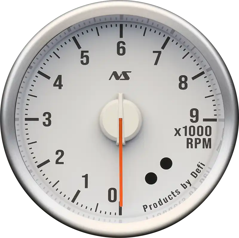 DEFI DEFI-LINK METER ADVANCERS RS II WHITE 90S RED TACHOMETER (0RPM-9000RPM) GAUGE Φ60 DF21904