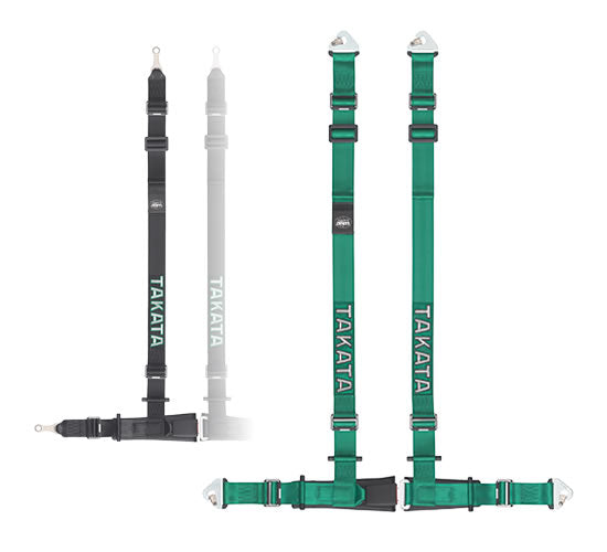 TAKATA DRIFT SERIES RACING HARNESS 4P SEAT BELT DRIFT II SNAP/SNAP BLACK RH 74502-0