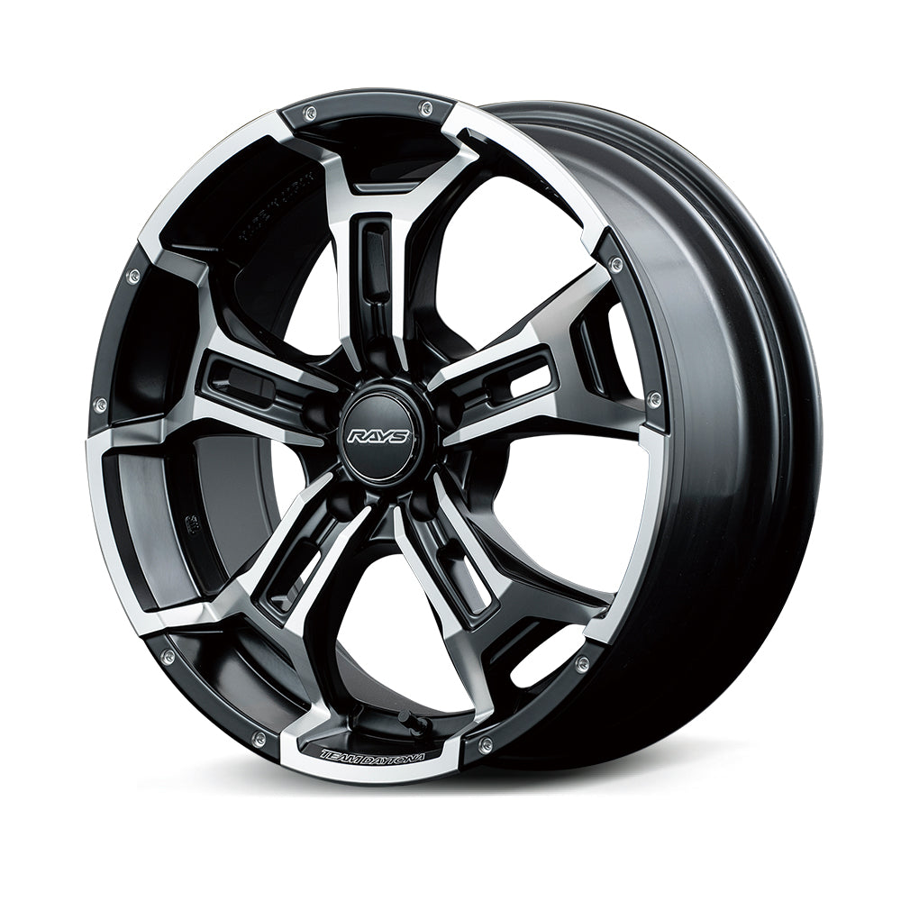 RAYS TEAM DAYTONA DS5 18X7.5J +45 5X114.3 SEMI-GLOSS BLACK FULL DC(BBL) 38048754595BBL