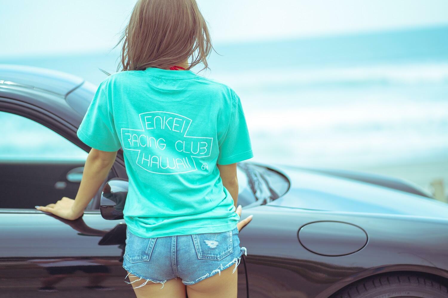 ENKEI RACING CLUB TEE L LIME GREEN T-SHIRT ENKEI-01694