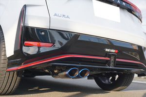 EXART ONE MUFFLER TITANIUM OVAL TAIL (110MM X 70MM) EXHAUST EXHAUST FOR NISSAN AURA NISMO 6AA-FE13 HR12DE EA02-NS102-T