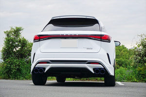 EXART ONE MUFFLER SILKY SOUND CARBON FIBER ROUND Φ101 TAIL EXHAUST EXHAUST FOR LEXUS RX350 5BA-TALA15 5BA-TALA10 T24A-FTS EA02-LX122-RC-TRD-REAR-DIFFUSER