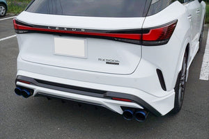 EXART ONE MUFFLER MILD SOUND CARBON FIBER ROUND Φ101 TAIL EXHAUST EXHAUST FOR LEXUS RX350 5BA-TALA15 5BA-TALA10 T24A-FTS EA02-LX116-RC-TRD-REAR-DIFFUSER