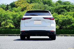 EXART ONE MUFFLER GRAPHITE METALLIC ROUND TAILPIPE EXHAUST EXHAUST FOR MAZDA CX-60 3DA-KH3P 3CA-KH3R3P T3-VPTS T3-VPTH EA02-MZ103-G