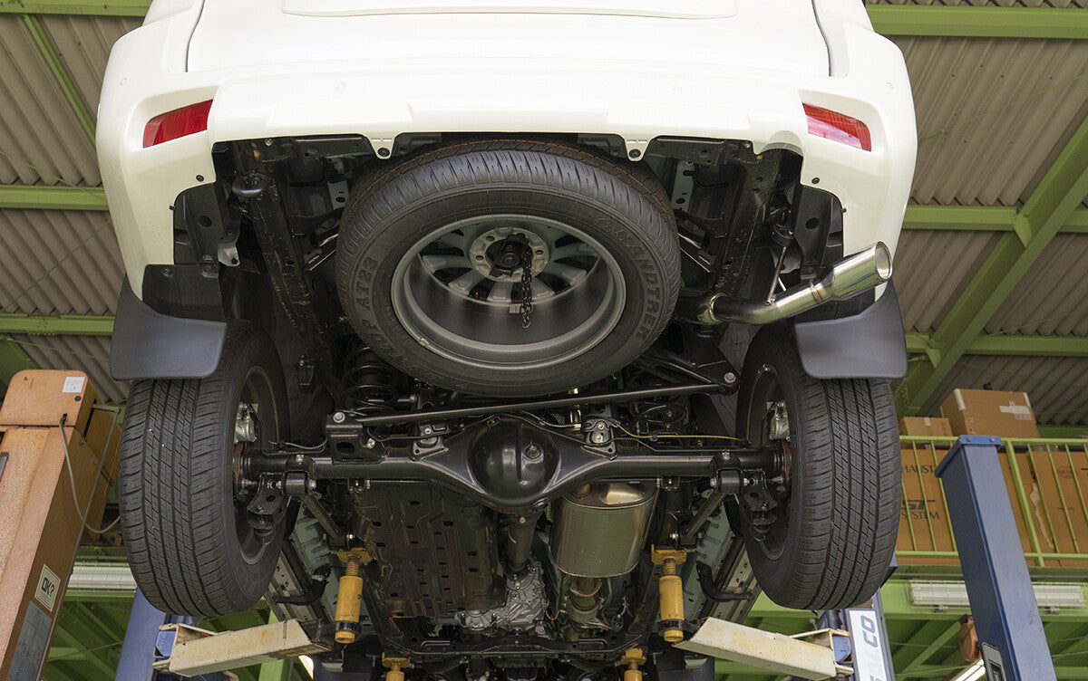 GREDDY SERIES CROSS EXHAUST S-STYLE VER.2 LATE MODEL FOR TOYOTA LAND CRUISER PRADO 3BA-TRJ150W KOUKI 2TR-FE 10113905