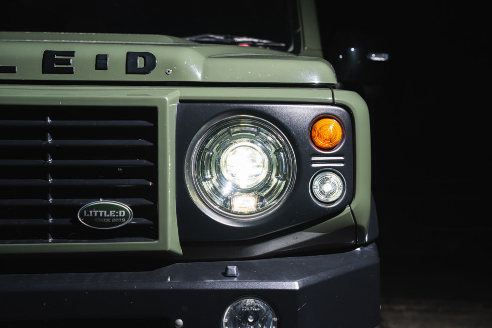 DAMD LITTLE D OVAL EMBLEM FRONT SILVER FOR SUZUKI JIMNY JB64 JB74 DAMD-00013