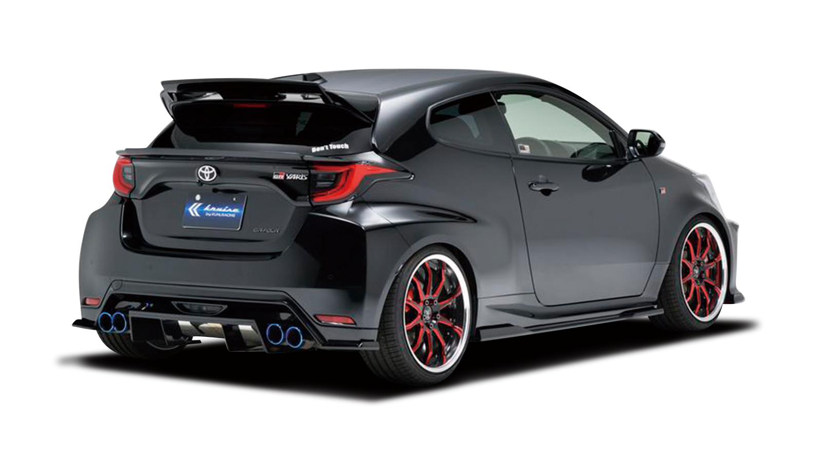 KUHL RACING KRUISE KR-GRYRR REAR CENTER DIFFUSER WITHOUT CENTER FIN ONE TONE PAINTED FOR TOYOTA GR YARIS GXPA16 KUHL-00019