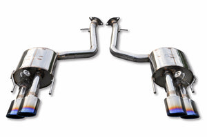 EXART IVSC MUFFLER TITANIUM OVAL TAIL EXHAUST EXHAUST FOR LEXUS GS F DBA-URL10 2UR-GSE EA01-LX109-TITANIUM-OVAL-TAIL