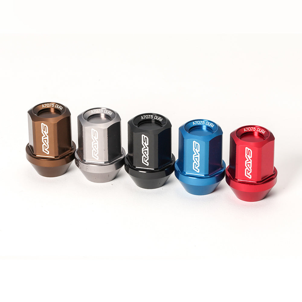 RAYS DURA-LOCK&NUT L32 5H 20PC M12X1.25 GM (GUNMETAL) 74020001109GM
