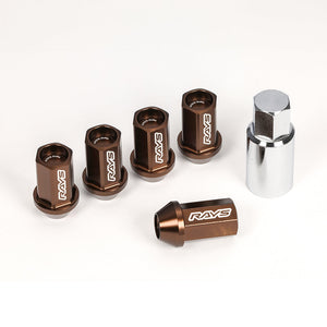 RAYS DURA-LOCK&NUT L42 STRAIGHT M14X1.5 BR (BRONZE) 74020001020BR