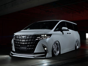 ADMIRATION DEPORTE FRONT HALF SPOILER UNPAINTED FOR TOYOTA ALPHARD 40 ADMIRATION-00002