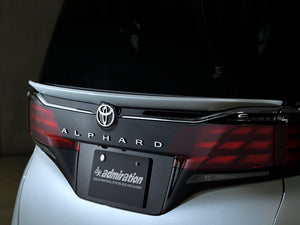 ADMIRATION DEPORTE REAR GATE WING FRP (UNPAINTED) FOR TOYOTA ALPHARD 40 45 ADMIRATION-00028