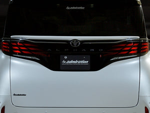 ADMIRATION DEPORTE REAR GATE WING FRP PAINTED (SINGLE COLOR) FOR TOYOTA ALPHARD 40 45 ADMIRATION-00029