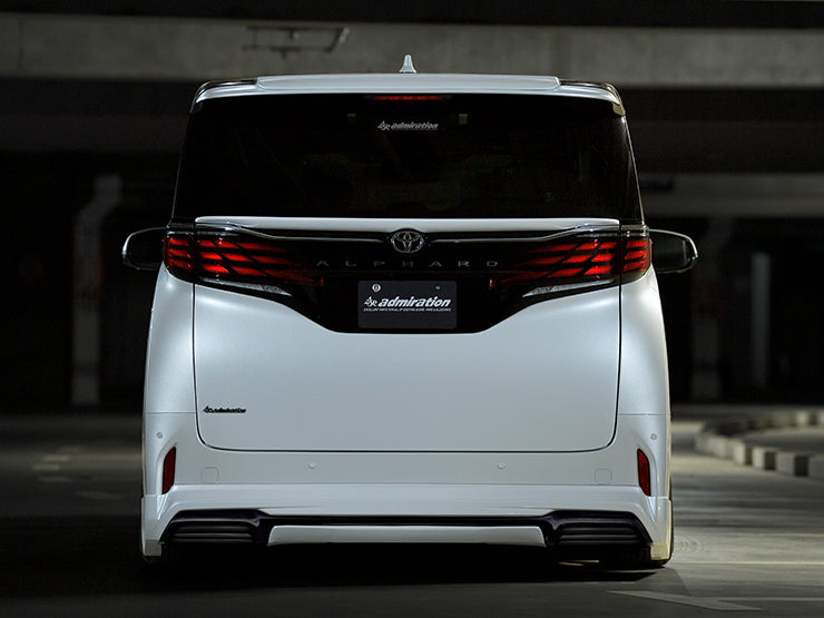 ADMIRATION DEPORTE REAR HALF SPOILER FOR MUFFLERLESS VEHICLES PAINTED (SINGLE COLOR) FOR TOYOTA ALPHARD 40 45 ADMIRATION-00013