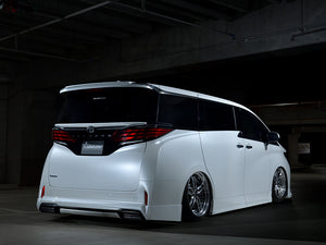 ADMIRATION DEPORTE REAR HALF SPOILER FOR MUFFLERLESS VEHICLES PAINTED (TWO-TONE) FOR TOYOTA ALPHARD 40 45 ADMIRATION-00014