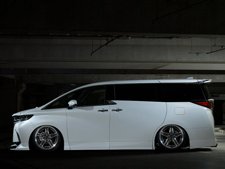 ADMIRATION DEPORTE SIDE UNDER SPOILER (8PS) UNPAINTED UNIVERSAL STEP INCLUDED FOR TOYOTA ALPHARD 40 ADMIRATION-00006