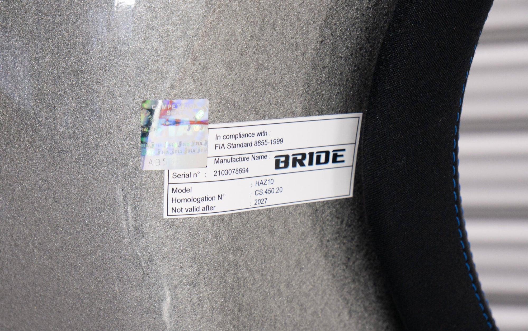 GREDDY BRIDE ZIEG4-WIDE SEAT FRP BLACK FOR  70723020