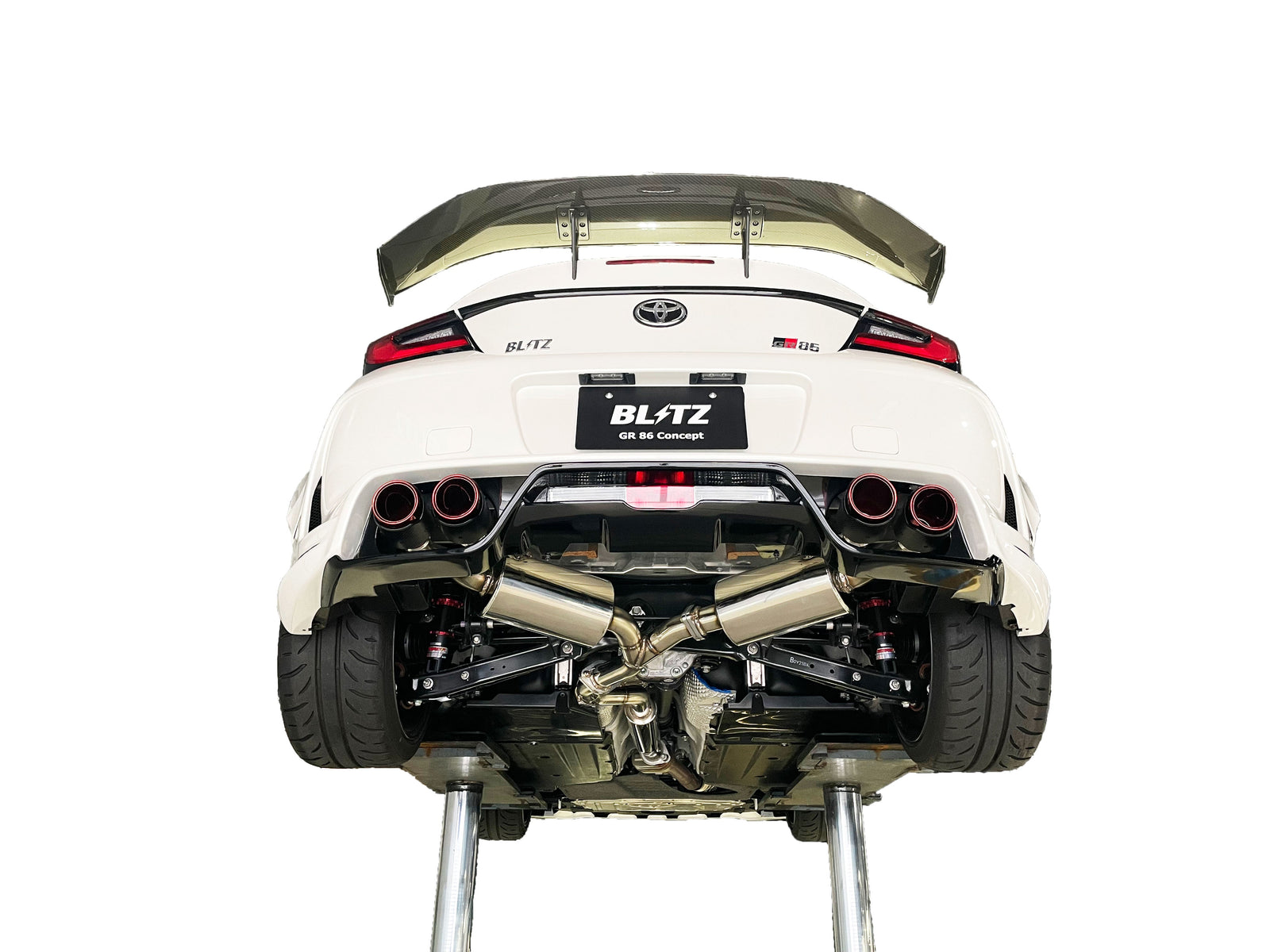 BLITZ NUR-SPEC CUSTOM EDITION EXHAUST SYSTEM CR FOR TOYOTA GR86 ZN8 SUBARU BRZ ZD8 63202C