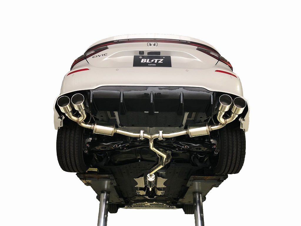 BLITZ NUR-SPEC CUSTOM EDITION EXHAUST SYSTEM VS FOR HONDA CIVIC FL1 63200