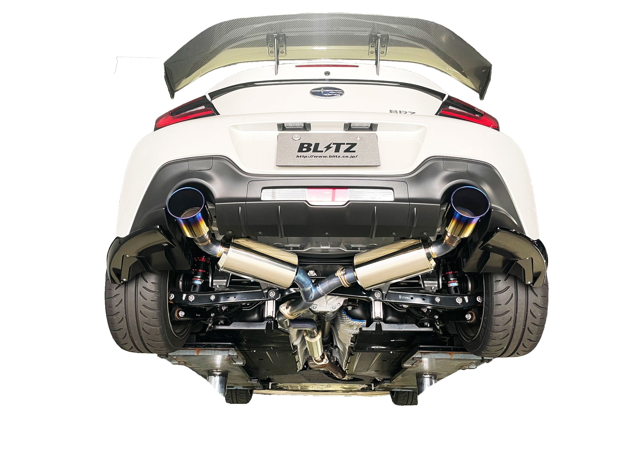 BLITZ NUR-SPEC F-TI EXHAUST SYSTEM TITANIUM FOR TOYOTA GR86 ZN8 SUBARU BRZ ZD8 67157