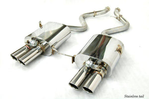 KREISSIEG CAT-BACK F1 SOUND VALVETRONIC EXHAUST SYSTEM TITANIUM FLOATING CURL TAIL SANDBLASTED KSG LOGO MARK FOR BMW E92 M3 BME92-04-TITANIUM
