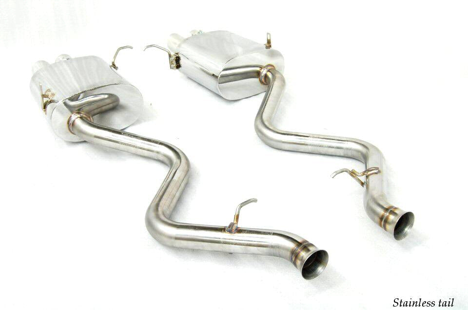 KREISSIEG CAT-BACK F1 SOUND VALVETRONIC EXHAUST SYSTEM TITANIUM FLOATING CURL TAIL SANDBLASTED KSG LOGO MARK FOR BMW E90 M3  BME90-03-TITANIUM