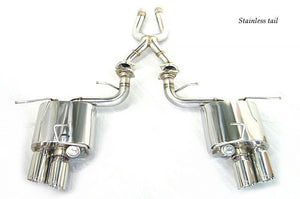 KREISSIEG F1 SOUND VALVETRONIC EXHAUST SYSTEM STAINLESS STEEL FLOATING CURL TAIL SANDBLASTED KSG LOGO MARK FOR FERRARI 599  F599-01-STAINLESS