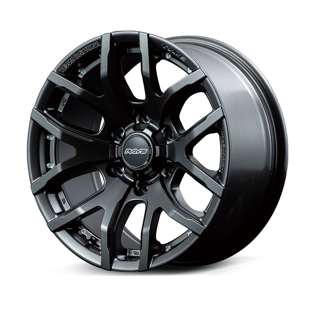 RAYS TEAM DAYTONA F6 GAIN 17X8J +20 6X139.7 RBC DIAMOND CUT (SEMI-GLOSS SUPER DARK GUNMETAL (AOL)) 38987802016SAL