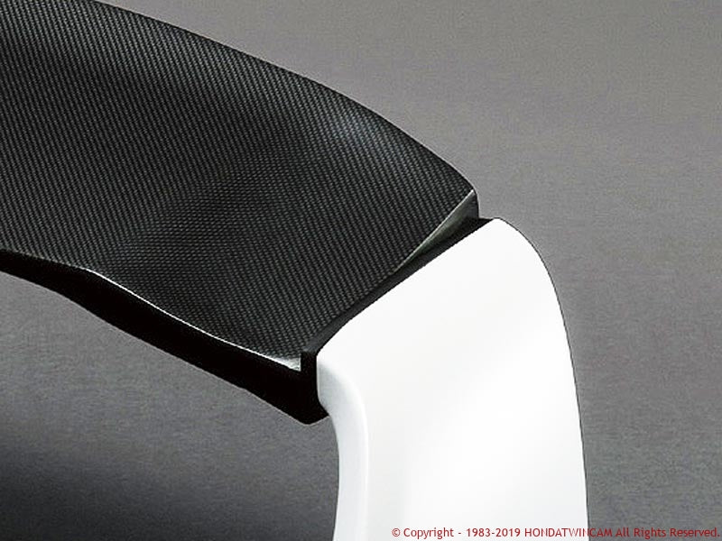 FEEL'S HONDA TWINCAM 3D CARBON CENTER WING TWILL WEAVE CARBON FOR HONDA CIVIC FD2 TYPER FEELS-00993