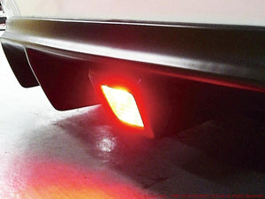 FEEL'S HONDA TWINCAM HALOGEN BACK FOG LAMP (REAR DIFFUSER PANEL OPTION) MATT BLACK FOR HONDA CIVIC FD2 TYPER FEELS-00323