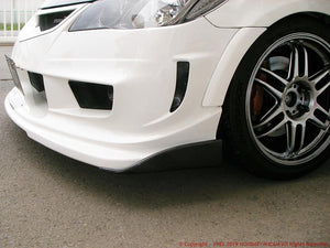 FEEL'S HONDA TWINCAM CARBON FRONT BUMPER SIDE FINS FOR HONDA CIVIC FD2 TYPER FEELS-00272