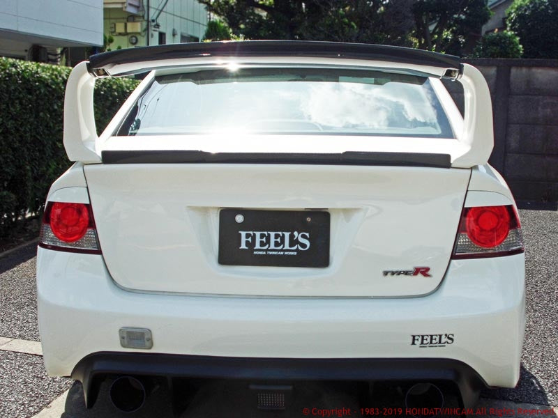 FEEL'S HONDA TWINCAM HIGH SIDE SPOILER PLAIN WEAVE CARBON FOR HONDA CIVIC FD2 TYPER FEELS-00237