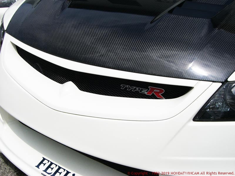 FEEL'S HONDA TWINCAM SPORTS FRONT GRILL FRP NH624P FOR HONDA CIVIC FD2 TYPER FEELS-00281