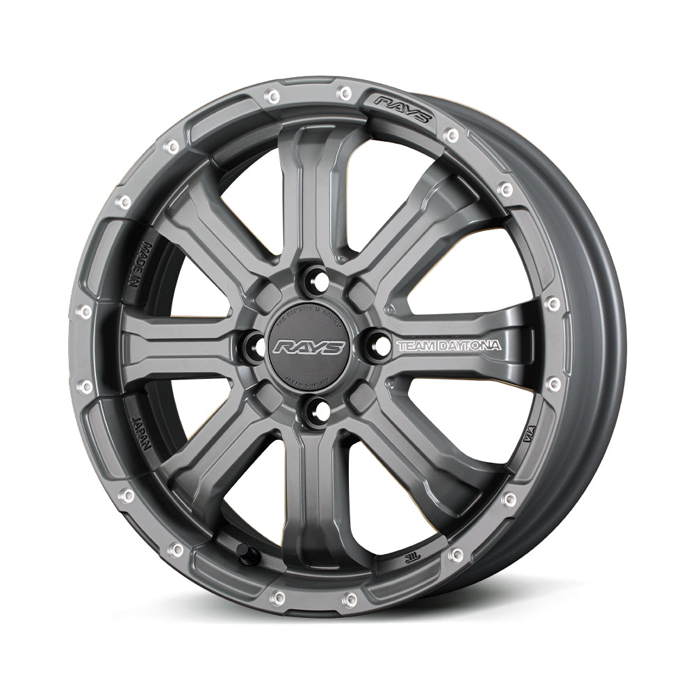 RAYS TEAM DAYTONA FDX-K COLLECTION 15X5J +48 4X100 SEMI-GLOSS ARMS GRAY (GOL) 38295504892GOL