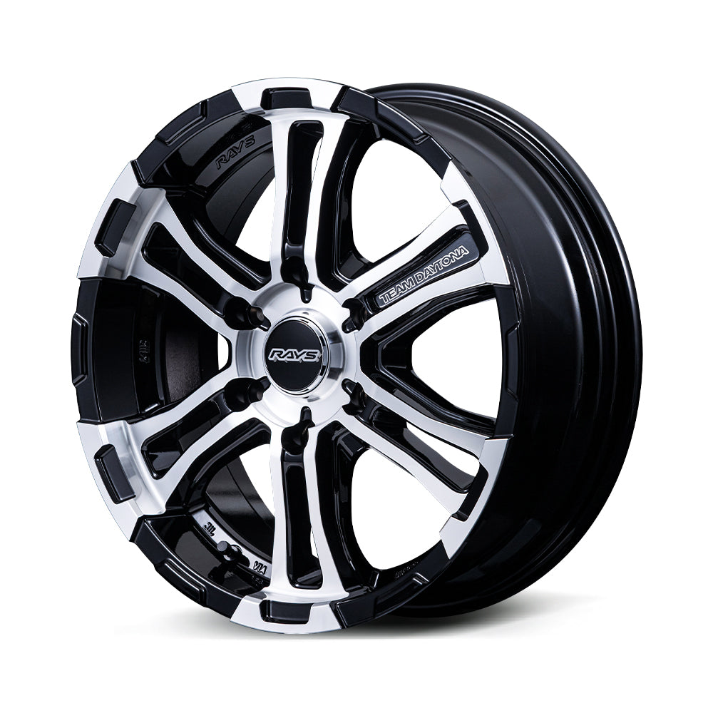 RAYS TEAM DAYTONA FDX-SG 16X6.5J 48 6X139.7 DC/SIDE GLOSSY BLACK (BAJ) 38336654814BAJ